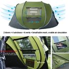 4 To 6 Person Double Layer Pop Up Camping Tent Waterproof Easy Setup